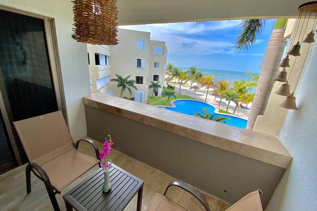 Oceanfront Condo Bm By Andiani Cancún Eksteriør billede