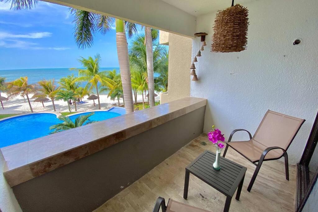 Oceanfront Condo Bm By Andiani Cancún Eksteriør billede